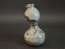 安永頼山　絵唐津徳利
