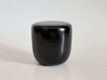 川端近左　黒中棗