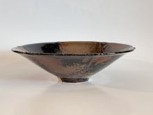 河井寛次郎　釉班盂
