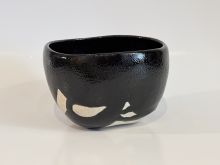 川瀬忍　黒茶碗