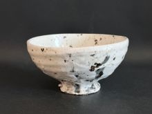 小山冨士夫　粉引茶碗
