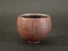 加藤亮太郎　紅瓷酒呑